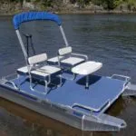 Fun Toons Electric Mini Pontoon Boat