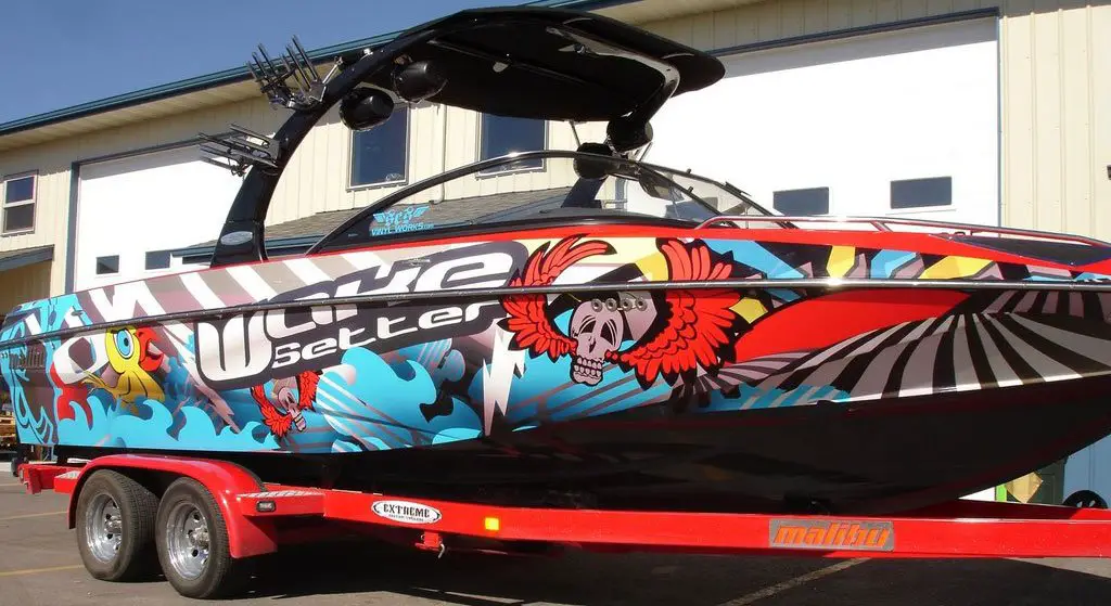 The Full Wakeboard Wake Setter Boat Wrap