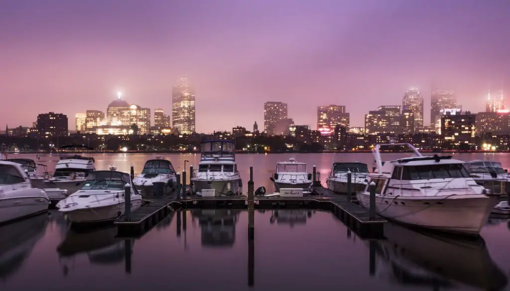 Boats floating