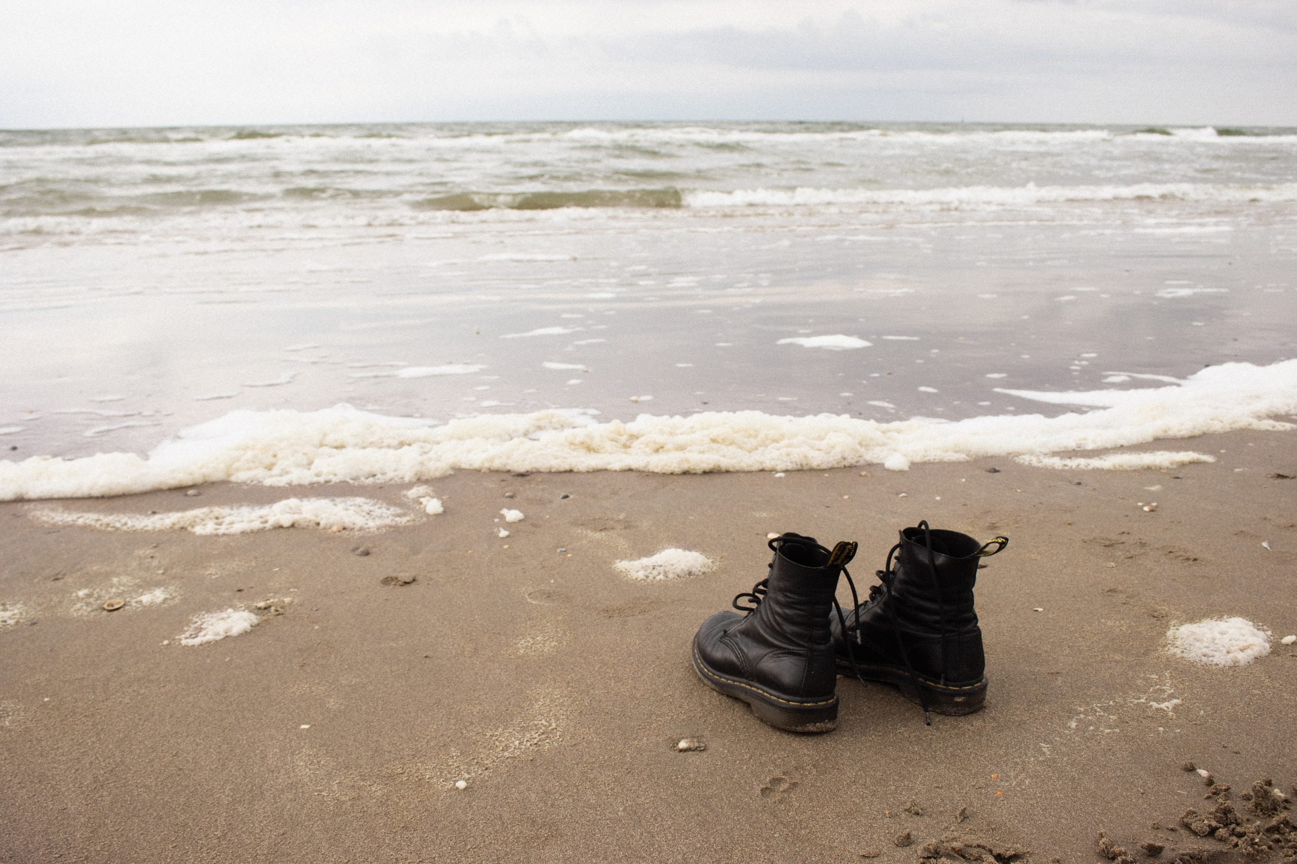 Woman Shoes on beach