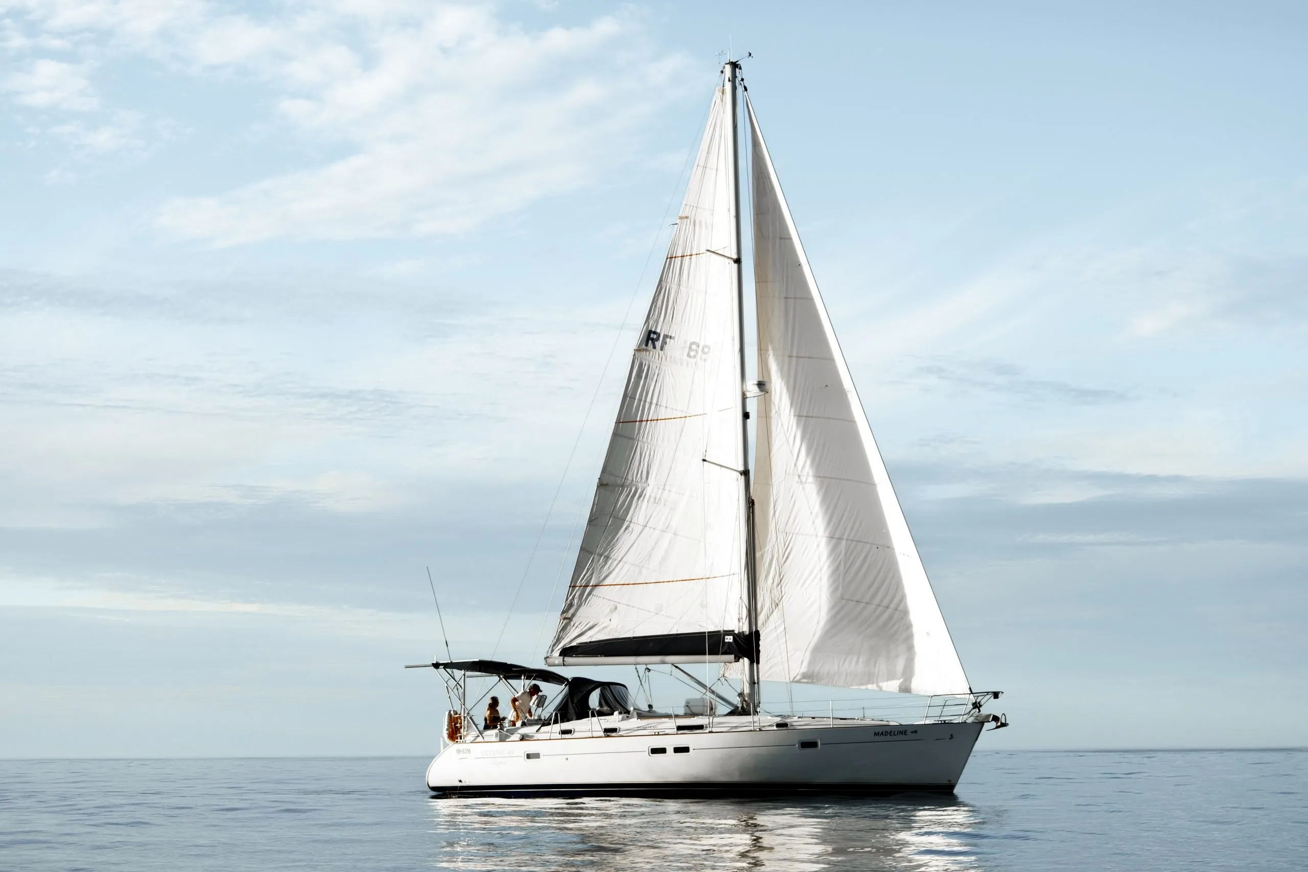 a-sailboat-floating-on-the-sea